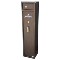 Boston Security Safe Ab Cat Black Slate Matte Finish - 7 Gun #bssafe7