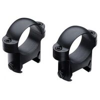 Burris 1 Inch Zee Solid Steel Rifle Scope Rings - Low Gloss Fits Weaver-style Bases #bm420080