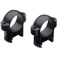 Burris 1 Inch Zee Solid Steel Rifle Scope Rings - Low Matte Fits Weaver-style Bases #bm420083