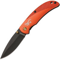 Browning Linerlock Pocket Folding Knife - Orange 6.75 Inch Overall #3220342