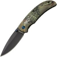 Browning Camo Prism Gen 3 Drop Point Blade Folding Knife - 6.75 Inch Overall #3220344