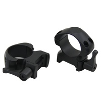 Ccop Quick-detachable Heavy Duty Steel Rings - 1-pair Medium Profile 1" Tube 20mm Weaver Rail #sr-q1002wm