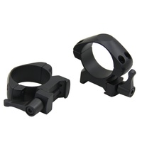 Ccop Quick-detachable Heavy Duty Steel Rings - 1-pair Medium Profile 30mm Tube 20mm Weaver Rail #sr-q3002wm