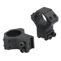 Ccop Aluminium .22 Air Gun Ring Set - 1-pair High Profile 1" Tube 3/8" Dovetail #ar-1002nh