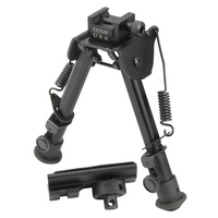 Ccop Heavy Duty Picatinny Mount Bipod - 6.3"-7.7" With Swivel Stud Adapter #bp-79s