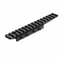 Ccop Weaver To 3/8 Dovetail Rail Adaptor, 145mm Long, Black Finish #wodg049