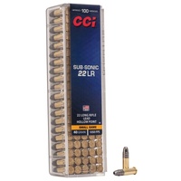 Cci Sub-sonic Hp 22 Lr Lead Hollow Point Bullet - 40 Grain 1050 Fps 100pk #c56