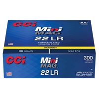 Cci Mini-mag .22 Lr 36gr Hp Varmint Ammo 300 Rounds #c962