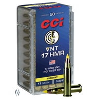 Cci V-nt 17 Hmr Varmint Ammunition 17gr Tipped 2650fps