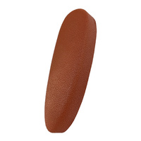Cervellati Microcell Leather Effect Recoil Pad 23mm Thick - Red 80mm Hole Space #214441-rb