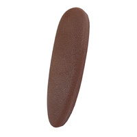 Cervellati Microcell Leather Effect Recoil Pad 15mm Thick - Brown 80mm Hole Space #214442-mb