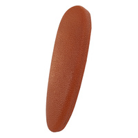 Cervellati Microcell Leather Effect Recoil Pad 15mm Thick - Red 80mm Hole Space #214442-rb