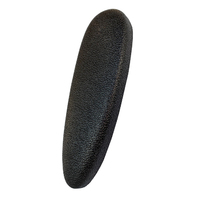 Cervellati Microcell Leather Effect Recoil Pad 15mm Thick - Black 80mm Hole Space #214442-b
