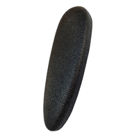 Cervellati Microcell Leather Effect Recoil Pad 15Mm Thick - Black 80Mm Hole Space #214442-B