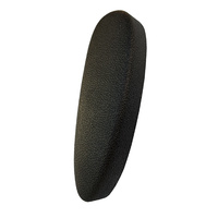 Cervellati Microcell Leather Effect Recoil Pad 23mm Thick - Black 80mm Hole Space #214441-b