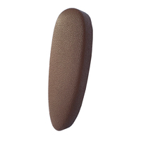 Cervellati Microcell Leather Effect Recoil Pad 23mm Thick - Brown 80mm Hole Space #214441-mb