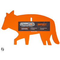 Champion Ch44900c Steel Target 3/8 Inch Coyote Orange