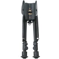 Champion Lightweight Fixed Rifle Bipod Hunting Shooting Aluminum With Swivel Stud Attachment - 9-13 Inches Black #ch40853