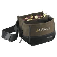 Champion Hunting Shooting Accessories  Convenient Shotshell Pouch Holds 50 Quick Zip Bottom - Black Brown #ch45852