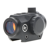 Crimson Trace Cts-25 Compact Red Dot Sight For Rifles And Carbines - 4.0 Moa Round Aiming Dot #01-02030
