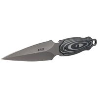 Crkt Shrill Fixed Blade Knife Double Edged Ti Nitride Finish - Resin Infused Fiber Handle #crkt2075