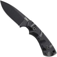 Crkt Compact And Lightweight Siwi Fixed Blade Knife With Carbon Steel - Plain Edge Blade #crkt2082