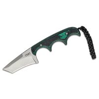 Crkt Folts Minimalist Fixed Blade Neck Knife 2" Bead Blast Tanto - Micarta Handles #crkt2386