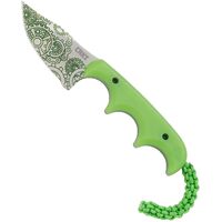 Crkt Minimalist Bowie Gears Edc Knife - Compact Everyday Carry Fixed Blade #crkt2387g