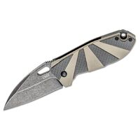 Crkt Lucas Burnley Heron Folding Knife - 2.926" Black Stonewashed Modified Wharncliffe #crkt2440