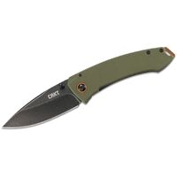 Crkt Lucas Burnley Tuna Folding Knife - 3.221" Black Stonewashed Drop Point Blade #crkt2520