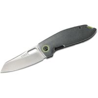 Crkt Lucas Burnley Sketch Folding Knife 2.894" Satin Plain Blade - Stainless Steel Handles #crkt2550