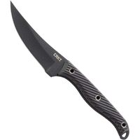 Crkt Clever Girl Fixed Blade Knife Powder Coated Sk5 Steel - Textured Nylon Handle #crkt2709