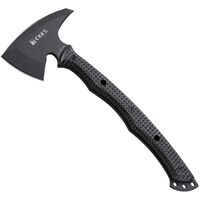 Crkt Kangee Tomahawk Black Powder Coated High Carbon Blade - Checkered Handle Scales #crkt2725
