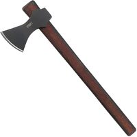 Crkt Two Handed Outdoor Axe Forged 1055 Carbon Steel Blade - Hickory Handle #crkt2749