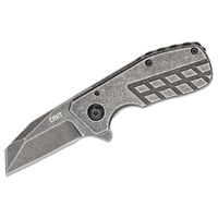 Crkt Jon Graham Razelcliffe Flipper Knife 2.09" - Stainless Steel Handles #crkt4021