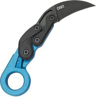 Crkt Provoke Blue Metallic Morphing Karambit - Plain Edge Blade #crkt4041b