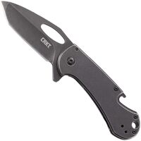 Crkt Bev-edge Edc Folding Pocket Knife Black Modified Tanto - Frame Lock #crkt4635