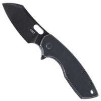 Crkt Plain Edge - Pilar Large Folding Knife - Black #crkt5315ks