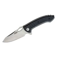 Crkt Eric Ochs Avant-tac Flipper Knife 3.628" Satin Plain Blade - Black G10 Handles #crkt5820
