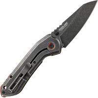 Crkt Schwarz Overland Folding Knife 2.997" Black Stonewashed Plain Blade - Od Green G10 And Stainless Steel Handles #crkt6280