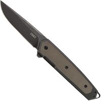 Crkt Cinco Folding Carry Knife D2 Steel Stonewash Drop Point Blade - Frame Lock #crkt7091