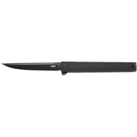 Crkt Ceo Flipper Folding Knife Glass Reinforced Nylon Handle - Grn Black #crkt7097k