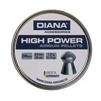Diana High Power 22 Air Pellets For Powerful Air Rifles - 200 Pk #dihip22