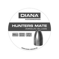 Diana Hunters Mate Slugs 22 Cal 25gr Air Pellets - 250 Pk #dihm2225
