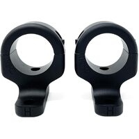 Dnz Hunt Master Tikka Two Piece Tactical Scope Mount Long And Short Action 1" Tube - High Black #dnztk1h2