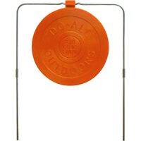 Do All Big Gong Show Target For All Calibers .22 - .50 Rifle Or Pistol - Orange #datbsg3