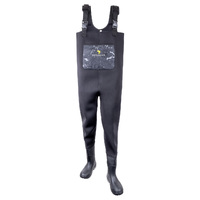 Desolve Flow Wader Short 3.5mm Neoprene Synthetic Boots - Black #dsv123552lp