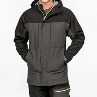 Desolve Fathom Jacket 3 Layer Waterproof & Breathable Fabric - Black/charcoal #dsv123797