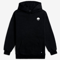 Desolve Insignia Hoodie Relaxed Silhouette And Dropped Shoulder - Black #dsv123950