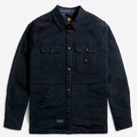 Desolve Men’s Shore Jacket With A Warm Fleece Lining And Convenient Chest Pockets - Navy #dsv12096